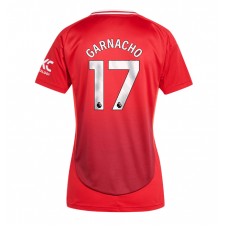 Manchester United Alejandro Garnacho #17 Hemmatröja Dam 2024-25 Korta ärmar